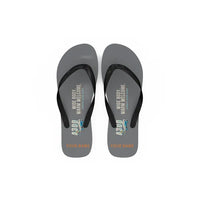 Thumbnail for Airbus A300-600R - Slippers - Flip Flops - Cartoon + Name - Gray
