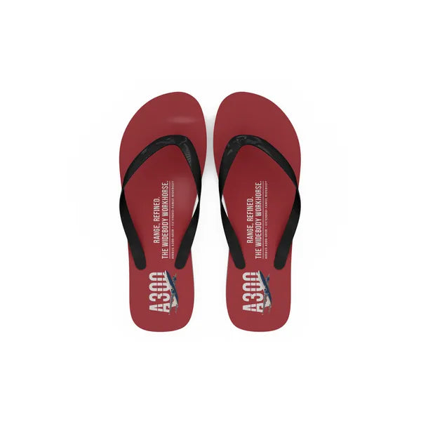 Airbus A300-600R - Slippers - Flip Flops - Original - Red