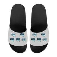Thumbnail for Airbus A300-600R - Slippers - Sport - Cartoon Pattern - Light Gray