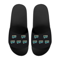 Thumbnail for Airbus A300-600R - Slippers - Sport - Original Pattern - Black