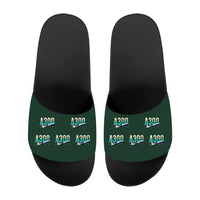 Thumbnail for Airbus A300-600R - Slippers - Sport - Original Pattern - Dark Green