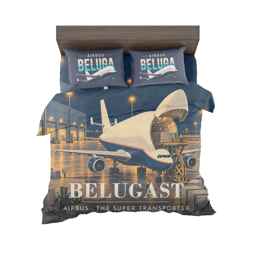 Airbus A300-600ST BelugaST - 3D - Bedding Set - Full Print