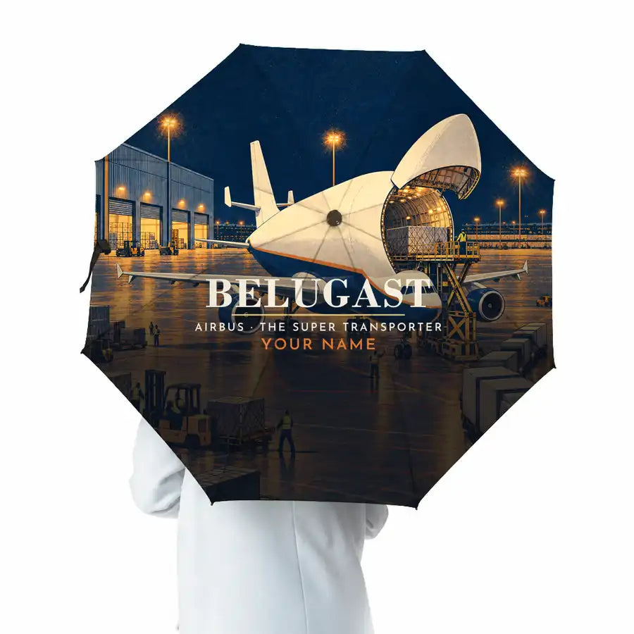 Airbus A300-600ST BelugaST - 3D + Name - Umbrella