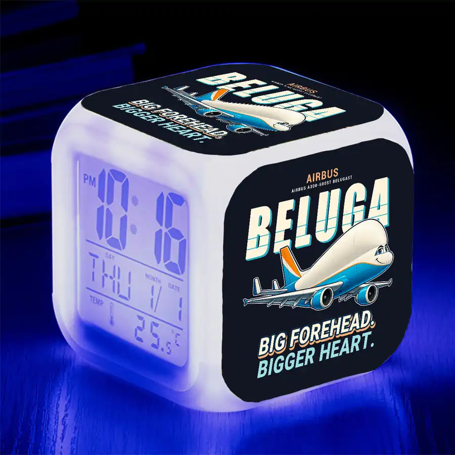 Airbus A300-600ST BelugaST - Cartoon - Alarm Clock