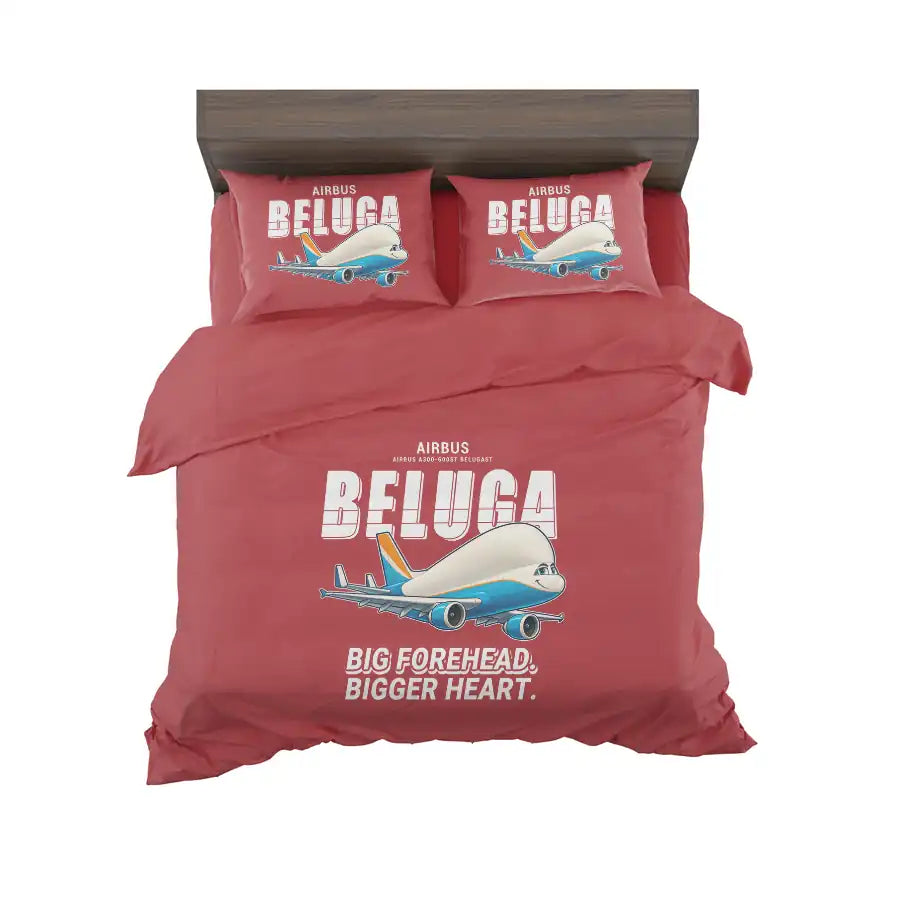 Airbus A300-600ST BelugaST - Cartoon - Bedding Set - Red