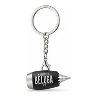 Thumbnail for Airbus A300-600ST BelugaST - Engine Key Chain - Tag - Black