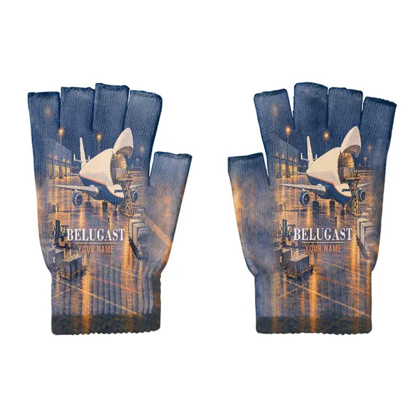Airbus A300-600ST BelugaST - Gloves - Cut - 3D + Name - Full Print