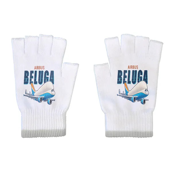 Airbus A300-600ST BelugaST - Gloves - Cut - Cartoon - White