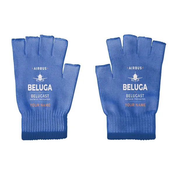 Airbus A300-600ST BelugaST - Gloves - Cut - Heritage + Name - Blue