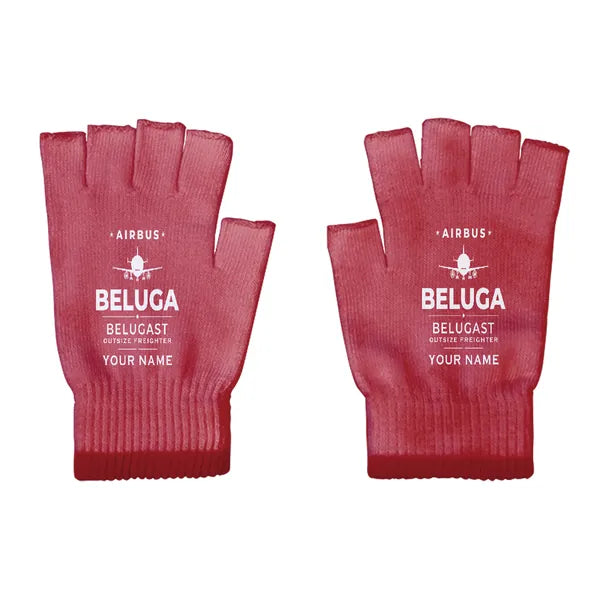 Airbus A300-600ST BelugaST - Gloves - Cut - Heritage + Name - Red