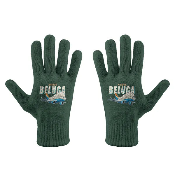 Airbus A300-600ST BelugaST - Gloves - Full - Cartoon - Dark Green