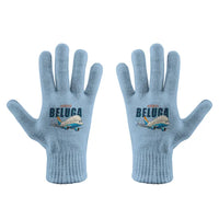 Thumbnail for Airbus A300-600ST BelugaST - Gloves - Full - Cartoon - Light Blue