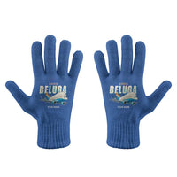 Thumbnail for Airbus A300-600ST BelugaST - Gloves - Full - Cartoon + Name - Blue
