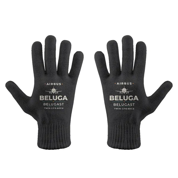 Airbus A300-600ST BelugaST - Gloves - Full - Heritage - Black