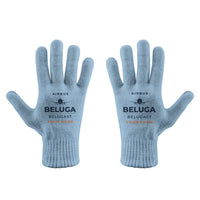 Thumbnail for Airbus A300-600ST BelugaST - Gloves - Full - Heritage + Name - Light Blue