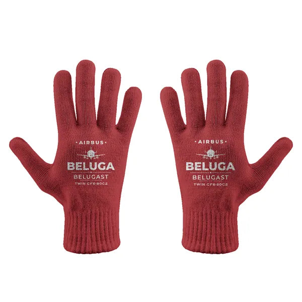 Airbus A300-600ST BelugaST - Gloves - Full - Heritage - Red
