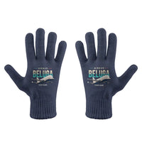 Thumbnail for Airbus A300-600ST BelugaST - Gloves - Full - Original + Name - Navy Blue