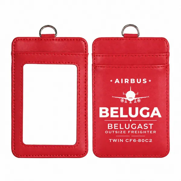 Airbus A300-600ST BelugaST - Heritage - ID Card Holder - Red