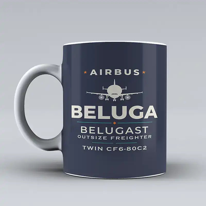 Airbus A300-600ST BelugaST - Heritage - Mug - Dark Blue