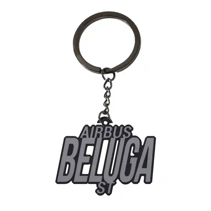 Airbus A300-600ST BelugaST - Hollow Key Chain - Tag - Black