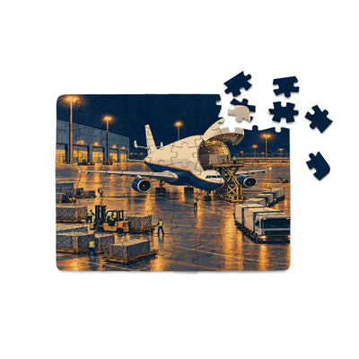 Airbus A300-600ST BelugaST - Horizontal - Canvas Puzzle