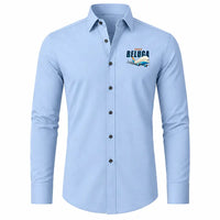 Thumbnail for Airbus A300-600ST BelugaST - Long Sleeve Shirt - Cartoon - Light Blue