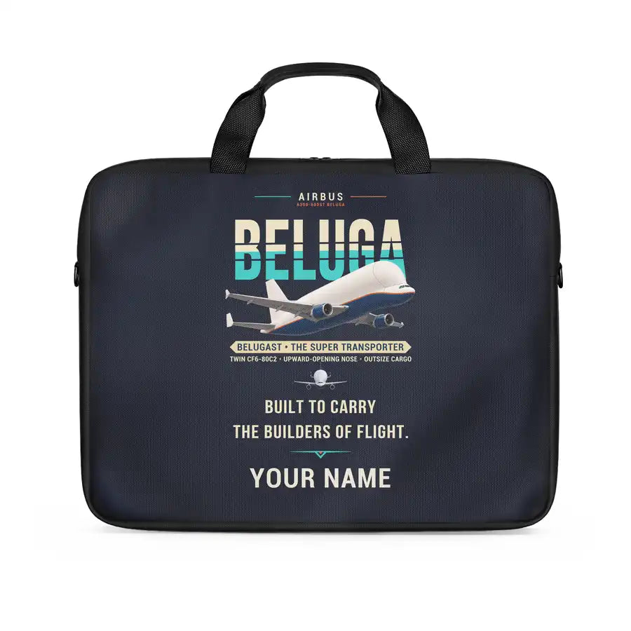 Airbus A300-600ST BelugaST - Original + Name - Laptop Bag