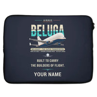 Thumbnail for Airbus A300-600ST BelugaST - Original + Name - Laptop Sleeve