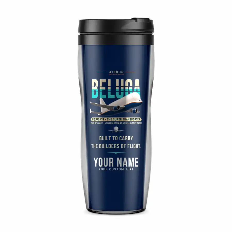 Airbus A300-600ST BelugaST - Original + Name - Plastic (No Holder) - Dark Blue