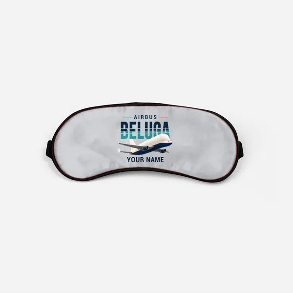 Airbus A300-600ST BelugaST - Original + Name - Sleep Mask - Light Gray