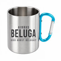 Thumbnail for Airbus A300-600ST BelugaST - Outdoors Mug - Tag - Light Blue