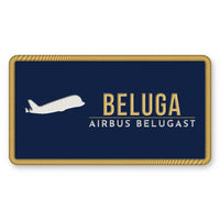 Thumbnail for Airbus A300-600ST BelugaST Patches - Rectangle - Navy Gold