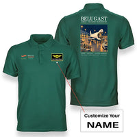 Thumbnail for Airbus A300-600ST BelugaST - Poster - Double-Side Polo - Green + Name