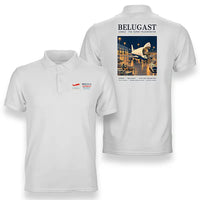 Thumbnail for Airbus A300-600ST BelugaST - Poster - Double-Side Polo - White