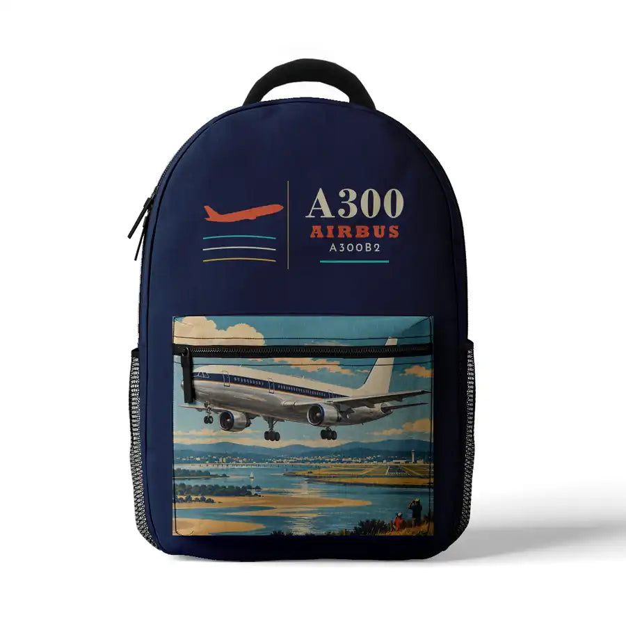 Airbus A300B2 - 3D Backpack - Dark Blue