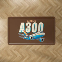 Thumbnail for Airbus A300B2 - Cartoon - Rectangle Carpet - Brown