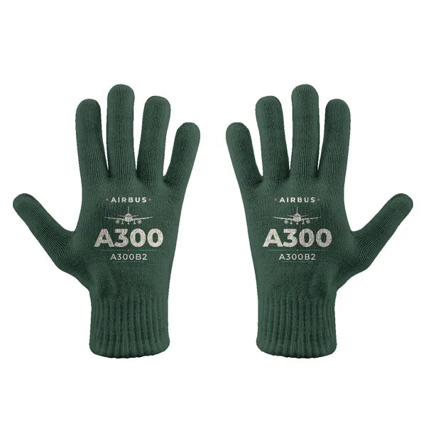 Airbus A300B2 - Gloves - Full - Heritage - Dark Green