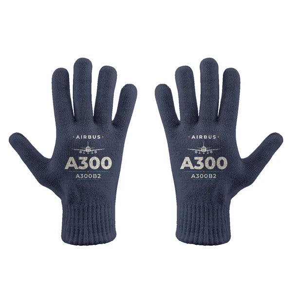 Airbus A300B2 - Gloves - Full - Heritage - Navy Blue