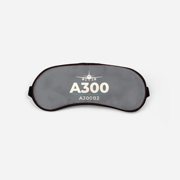 Airbus A300B2 - Heritage - Sleep Mask - Gray