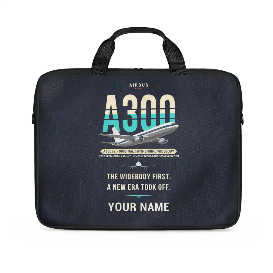 Airbus A300B2 - Original + Name - Laptop Bag