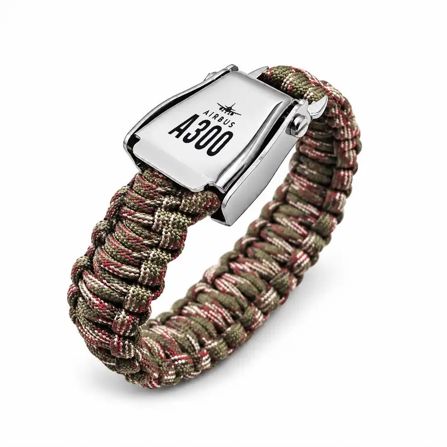 Airbus A300B2 - Seat Belt Bracelet - Heritage - Camouflage