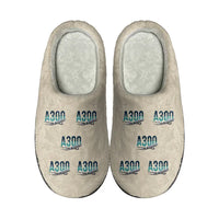 Thumbnail for Airbus A300B2 - Slippers - Cotton - Original Pattern - Beige