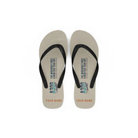 Thumbnail for Airbus A300B2 - Slippers - Flip Flops - Original + Name - Beige