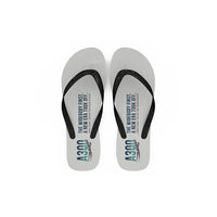 Thumbnail for Airbus A300B2 - Slippers - Flip Flops - Original - White
