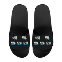 Thumbnail for Airbus A300B2 - Slippers - Sport - Cartoon Pattern - Black