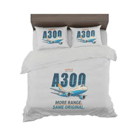 Thumbnail for Airbus A300B4 - Cartoon - Bedding Set - Light Gray
