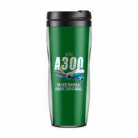 Thumbnail for Airbus A300B4 - Cartoon - Plastic (No Holder) - Green