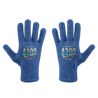 Thumbnail for Airbus A300B4 - Gloves - Full - Original + Name - Blue