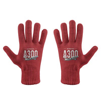Thumbnail for Airbus A300B4 - Gloves - Full - Original - Red