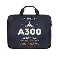 Thumbnail for Airbus A300B4 - Heritage + Name - Laptop Bag